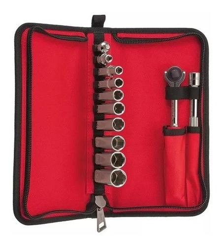 Juego De Dados Metricos 12 Pzs Mm 3/8 Milwaukee 48-22-9001