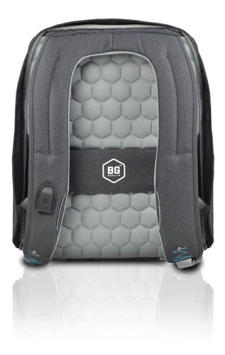Mochila Antirrobo Portanot. 15 Bg Berlin Metrobag (gris Osc)