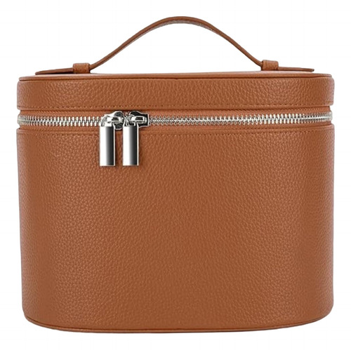 Bolsa De Maquillaje, Estuche De Tocador Cuero Pu Con