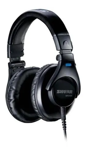 Auriculares Profesionales Shure Srh440a Para Estudio Color Negro