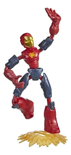 Figura Marvel Bend And Flex Missions Ironman