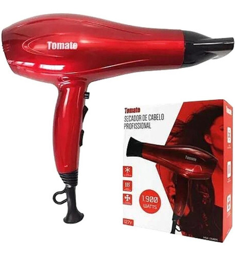 Secador De Cabelo Profissional Tomate 1900 Watts Mse-2600