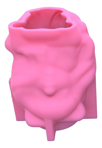 Molde De Jarrón De Silicona Para Niña, Maceta De