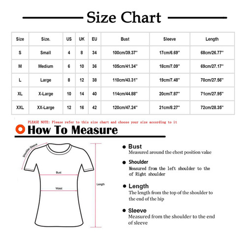 Camiseta De Manga Corta Con Cuello En V A La Moda Para Mujer