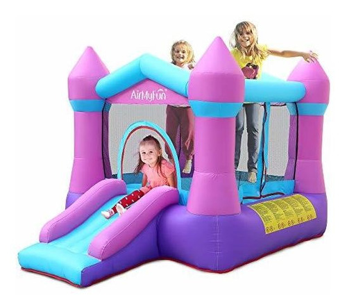 Casa Inflable De Rebote Para Niños Airmyfun Con Soplador, C