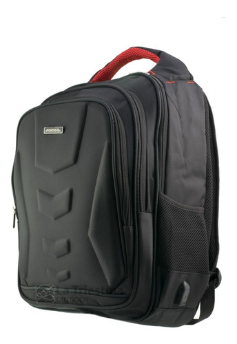 Mochila Porta Notebook Acolchada Usb Hasta 17 Pulgadas