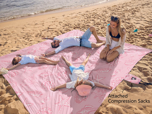 Manta De Playa Impermeable Extra Grande Libre De Arena 6 Est