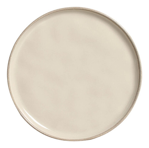 Conjunto Com 6 Pratos Sobremesa Bio Rustic Clay 21,5cm Off-White Porto Brasil
