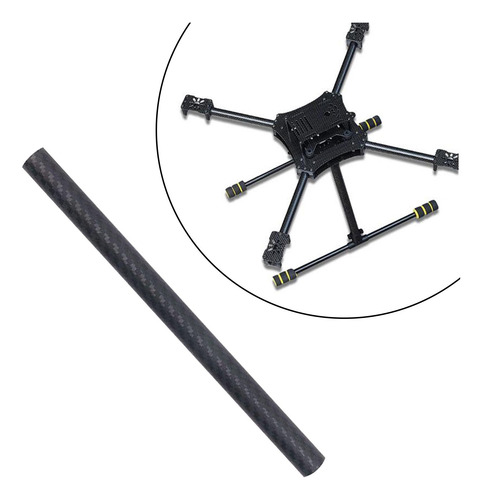 Tubo De Fibra De Carbono Manguera De Fibra De 10x8x500mm