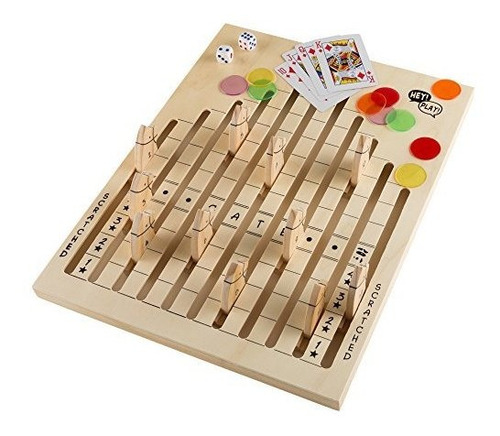 Juego Carrera De Caballos De Madera