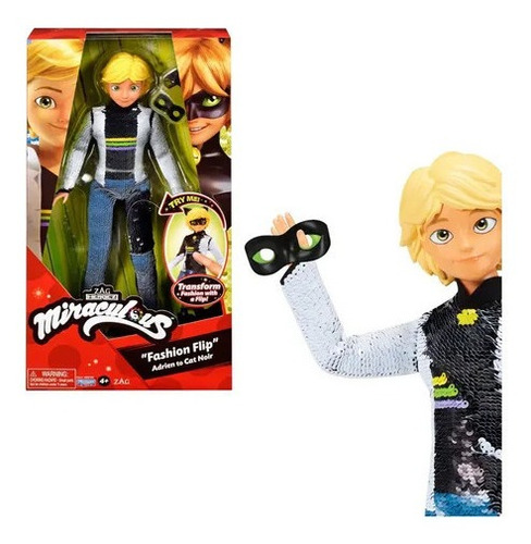 Miraculous Figura Cat Noir Fashion Flip Lujo 28 Cm Int 50195
