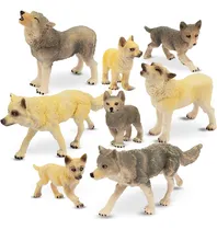 Comprar Sets De Muñecos 8 Figuras De Animales Del Bosque De Lobo