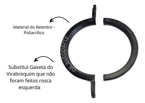 Retentor Volante Bi-partido Opala Caravan Similar Felpro
