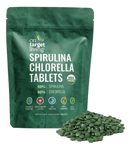 Clorella Espirulina 1000 Tabletas - Unidad a $313