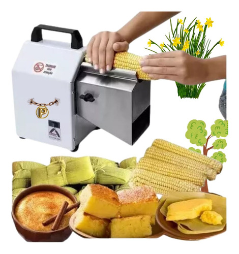 Maquina De Ralar Milho Verde Arbel 300w - Ralador De Coco