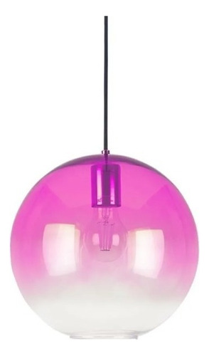 Lampara Colgante Globo 1 Luz Diseño Aarhus M Purpura Tienda Objetos