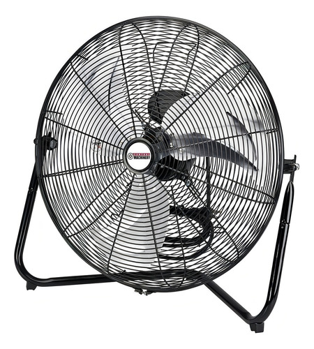 Ventilador De Piso De Alta Velocidad De 20 Pulgadas Cantidad De Aspas 3 Estructura Negro Diámetro 51 Cm Material De Las Aspas Metal