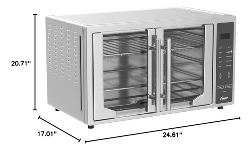 Horno Oster Air Fryer, 10 En 1, Tostadora, Tamaño Xl, Puerta