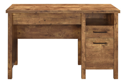 Delwin 47 Pulgadas 2-drawer Lift Top Computer Desk Rústico