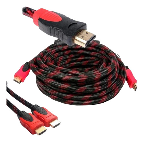 Cable Hdmi 30 Metros Mallado Con Doble Filtro Full Hd 