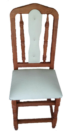 Imagen 6 de 6 de Silla Tapizadas Madera Algarrobo X 12 Unidades