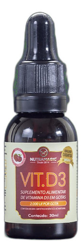 Suplemento Em Gotas Vitamina D3 Nutramagic