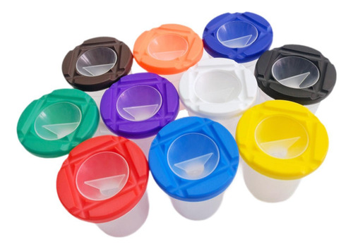 Vasos Para Pintura A Prueba De Derrames, Suministros De Arte