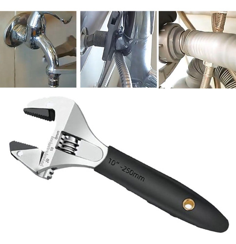 Llave De Trinquete Ajustable, Herramienta Manual 10 Pulgadas