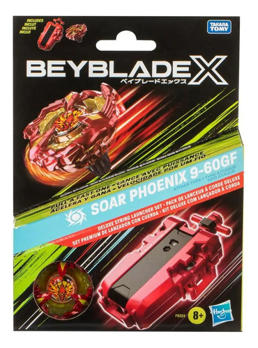 Beyblade X Juguete Con Lanzador De Soar Phoenix