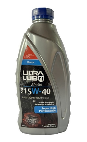 Aceite 15w40 Mineral Ultralub Somos Tienda