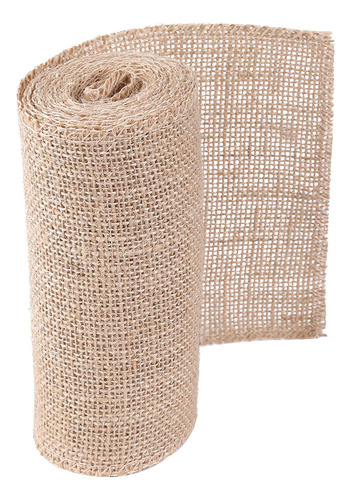 Rollo De Yute Decorativo De Tela De Arpillera De Arpillera P