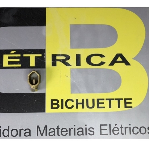 Kit 10 Conector Grampo Para Aterramento Haste Th 3/4 Intelli