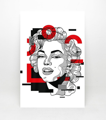 Cuadro Decorativo Moderno Marilyn Monroe Art Pop