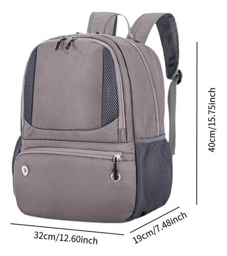 1 Mochila De Baloncesto Transpirable Con Compartimento De