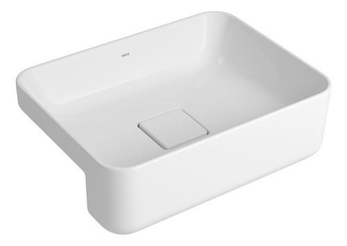 Cuba Deca Semiencaixe Retangular 40cm L63040 17 Branco