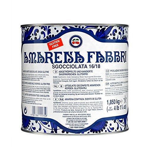 Fabbri Confitadas Cerezas Amarena - Escurrido (sin Jarabe) -