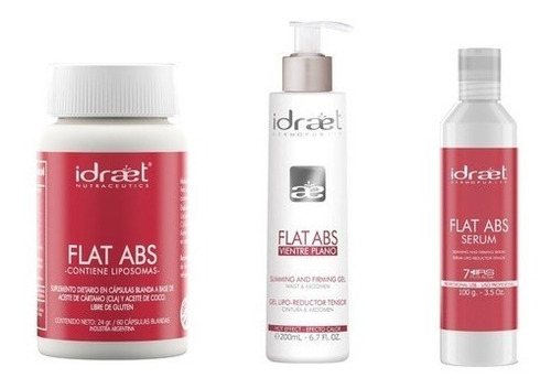 Set Completo Nuevo Flat Abs Vientre Plano Reductor Idraet