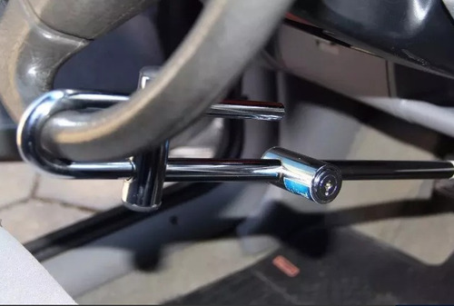 Imagem 7 de 7 de Trava Anti Furto Volante Pedal Aço Cromada Hyundai Tucson Sf