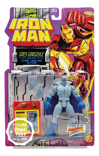 Toy Biz - 1995 - Iron Man - Grey Gargoyle