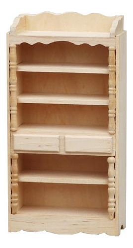 Librería Clásica En Miniatura De Madera Expositora De Madera