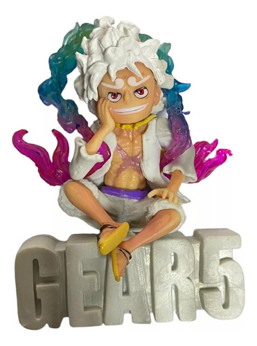 Figura Monkey D. Luffy Gear 5 One Piece Anime Regalo