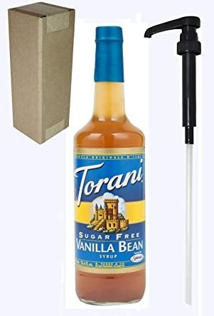 Torani Azúcar Vainilla Siropes, 750 Ml Botella (25,4 Onzas L