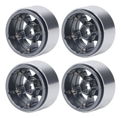 Juego De 4 Cubos De Rueda Rc Beadlock, Llanta Cnc De Aleació