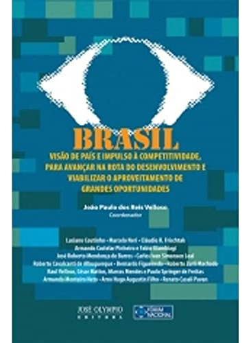 Libro Brasil Viso De País E Impulso  Competitividade De Ve