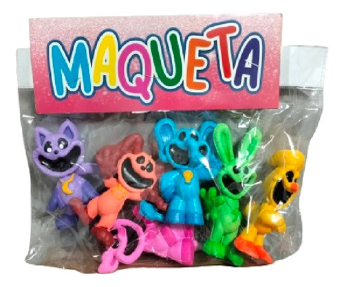 Figura Juguete Catnap Maqueta 6 Pz Critters  Playtime 12 Cm 