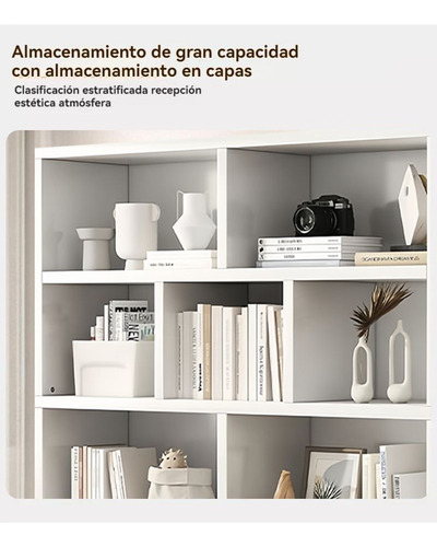 Escritorio De Oficina Madera Mesa Computadora Con 2 Estantes Gris, Blanco