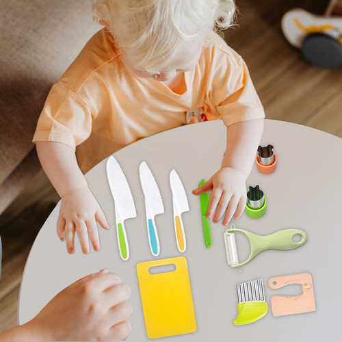 Juego De Cuchillos Para Niños, Utensilios De 11 Piezas