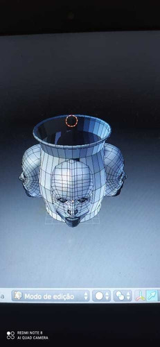 Imagem 4 de 5 de Vaso Com Quatro Cabeça Arquivo Para Impressora 3d