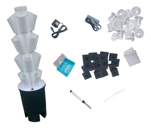 De Hidropónico Hydroponic Vertical 4 Capas De De Adaptador