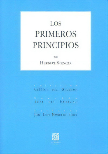 Primeros Principios,los, De Spencer,herbert. Editorial Comares, Tapa Blanda En Español, 2018